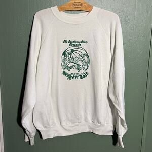 Vintage 1987 Dragon Tale Choir Sweatshirt Southview School Miller USA